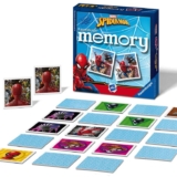 Ravensburger Marvel Spiderman Mini Memory Game – Matching Picture Snap Pairs Game