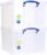 Really Useful Box Plastic Storage – 2 x 42L