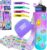 Rebel Girls Decorate Your Own Water Bottles Girl Craft Kit Water Bottle for Kids with Motivational Stickers & More, Birthday Gift for 7 Year Old Kid, Most Popular Arts & Crafts for Ages 6 8 9 10