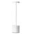 Rechargeable Cordless Table Lamp 34cm, White
