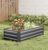 Rectangular Garden Metal Raised Bed – Grey / 100cm ,Sold & Shipped by FURNITURE SPOT LTD