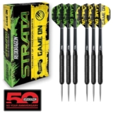 Red Dragon Darts Set – Strata Game On Twin Set of Darts 20g Black Steel Tip reddragondarts