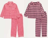 Red Gingham Long Sleeve Pyjamas 1.5-2 to 5-6 yrs (6-7 to 7-8 £6) /Pink Checked Frill Collar Pyjamas 5-6yr ( 6-14 yrs £6) – free C&C