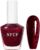Red Glitter Nail Polish – Christmas Sparkly Red Nail Varnish – Long Lasting & Quick Drying Burgundy Wine red Nail Art Varnish – No UV Light Needed for Women DIY Manicure (