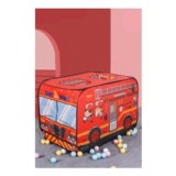 Red H&O Fire Engine Play Tent with Two Openings