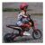 Red HOMCOM Kids 24V Electric Dirt Bike for 8-12