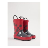 Red Ladybird Wellington Boots