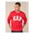 Red Relaxed Logo Sweatshirt