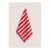 Red Stripe Mon Cheri Hand Towel