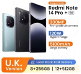 Redmi Note 14 Pro Plus 5G Smartphone 120W HyperCharge 200MP with code – UK stock – UK Tech Authorized Store