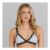 Reebok Womens Dotty Cotton Triangle Bra Grey Marl