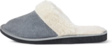 Relaxing and Comfortable Womens Plush Velvety Smooth Velour and Toasty Warm Wool Lined Slippers – Indoor House Shoes With Backless Design For Easy On Off Access