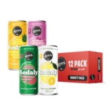 Remedy Sodaly Prebiotic Soda Pack, Sugar Free, 12 X 250ml
