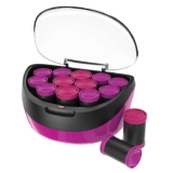 Remington Heated Hair Rollers (Set of 12 Velvet Flocked Rollers in 2 Jumbo Sizes (35mm & 40mm)