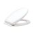 Requisite Needs Soft Close Toilet Seat, Easy to Clean, Simple Top Fixing with Adjustable Hinges, White