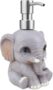 Resin Soap Dispenser with Rust Proof Pump, Durable Elephant Shape Design Soap Hand Dispensers, Refillable Liquid Hand Lotion Bottle, Washing Up Liquid Dispenser for Bathroom, Bedroom and Kitchen