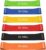 Resistance Bands, Set of 6 Natural Latex Resistance Bands Set (550 lbs)