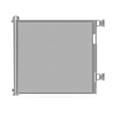 Retractable Baby/Dog Gate for Stairs, 150cm, One-Handed