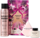Revolution Superstar Bake & Set, Superfix Fixing Spray & Translucent Loose Baking Powder with Makeup Puff, Long-Lasting Makeup Look, Vegan & Cruelty-Free