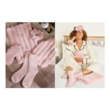 Ribbed Hot Water Bottle Gift Set – 4 Colour Choice – Valentines