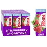 Ribena Strawberry Juice Drink Cartons – Multipack 24x250ml (£5.66 /£5.34 on S&S)
