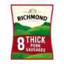 Richmond 8 Thick Pork Sausages 410g