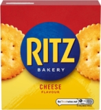 Ritz Cheese Cracker Box, Classic Savoury Crackers Perfect For Any Snacking Occasion, 140 g (Pack of 1)