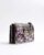River Island Womens Shoulder Bag Brown Floral Monogram Panelled Popper Fastening. Sold by River Island