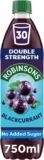 Robinsons Double Strength Blackcurrant No Added Sugar Squash 750ml £1.19 s&s