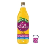 Robinsons Fruit Creations Exotic Pineapple Mango & Passion Fruit Squash