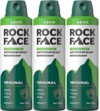 Rock Face Antiperspirant Deodorant for Men 3 x 200ml Fresh Citrus Scent 48 Hour Protection (£3.68 / £3.29 on S&S)