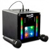 RockJam Bluetooth Karaoke Machine with Two Mics, Rechargeable – With Voucher