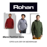 Rohan Menswear Sale – Upto 50% off on Mens Fashion