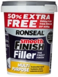 Ronseal 6886271-HHW Smooth Finish Filler Multi-Purpose Ready Mixed 900g, White