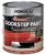 Ronseal DHDSPB250 Diamond Hard Doorstep Paint Black 250ml