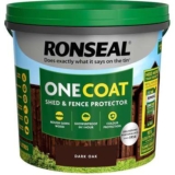 Ronseal One Coat Shed & Fence Protector 5L Dark Oak
