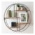 Round Multi Tier Shelf Foldable Home Decor Wall Display