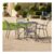 Royal Garden Carlo Black 4 Seater Garden Dining Set