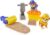 Rubble & Crew, Rubble and Mix Action Figures Set, with 85.05g of Kinetic Build-It Sand and 2 Handheld Building Toys, Kids Toys for ages 3 and up