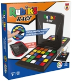 Rubiks Race Classic Fast-Paced Strategy Sequence Board Game, Ultimate Face to Face Two-Player Game