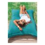 Rucomfy Indoor/Outdoor Giant Squashy Squarbie Turquoise Beanbag