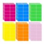 RuiChy 240 Self-Adhesive Color Coding Stickers 76x51mm