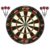 Ruthless Hot Shot Dart Board Endurance Round Wire Sisal Dartboard Set Including 2 sets of Steel Tip Darts Sold by Darts Corner