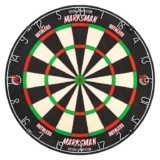 Ruthless Marksman Dart Board Professional Level Ultra Thin Wire Sisal Dartboard for Steel Tip Darts – Sold by Darts Corner FBA