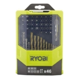 Ryobi RAK46MIX Mixed Drilling and Driving Bit Set, 46 Piece