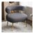 SEYNAR Mid-Century Sherpa Boucle round Accent Chair for Small Spaces