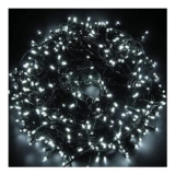 SHATCHI 1000 LED Fairy Lights, Cool White, Mains-Powered, 8 Modes