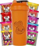 SNEAK Energy Drink Starter Pack 9 Sachets with Shaker & Free Berry Flavour Gummies 60 Pack- Sold & Dispatched By Sneak Energy