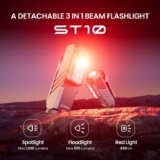 SOFIRN Mini ST10 1000LM EDC Flashlight USB C 14500 Rechargeable with Red Light 660NM – Sofirn Official Store