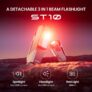 SOFIRN Mini ST10 1000LM EDC Flashlight USB C 14500 Rechargeable with Red Light 660NM – Sofirn Official Store